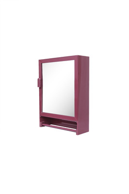 

WINACO New Besto-5 Bathroom Cabinet Plastic Wall Shelf(Number of Shelves - 2, Maroon)