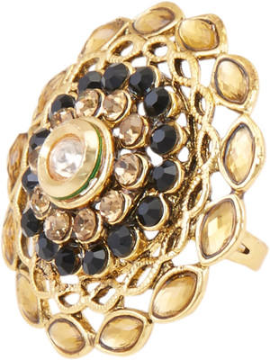 

Tipsyfly Mandala Ring Alloy Ring, Gold