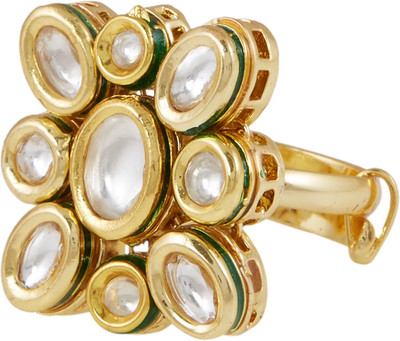 

Tipsyfly Symmetry Ring Alloy Ring, Gold