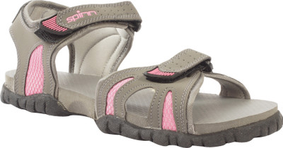 

Spinn Women grey pink Sports Sandals