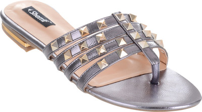 

SHERRIF SHOES Women GUNMETAL Flats