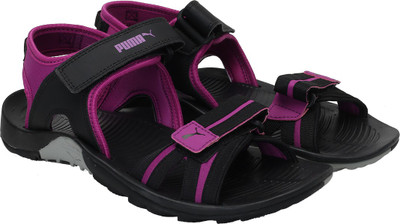 

Puma Women Quarry-Puma Black-Hollyhock Sports Sandals