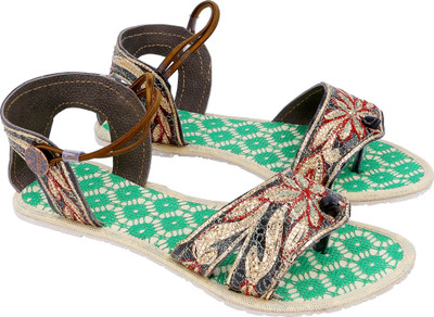

Myra Women Green Flats