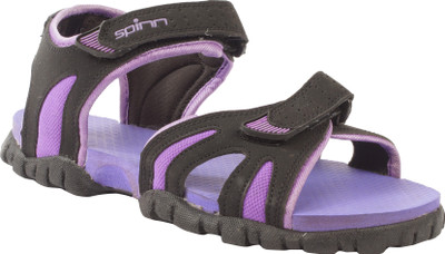

Spinn Women black purple Sports Sandals