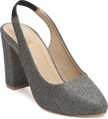 

TEN Women Grey Heels