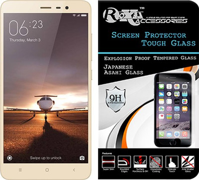 

Roxel Tempered Glass Guard for Mi Redmi Note 3, Transparent