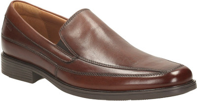 

Clarks Tilden Free Brown Leather Slip On For Men(Brown