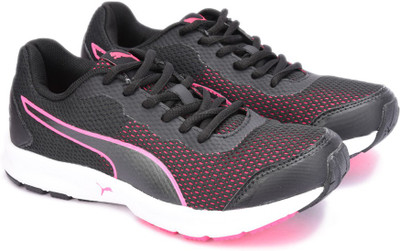 

Puma Heritage Wn s IDP Running Shoes For Women(Black, Periscope-puma black-pink glo