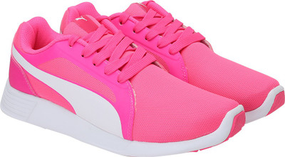 

Puma ST Trainer Evo IDP Running Shoes For Women(White, Knockout pink-puma white