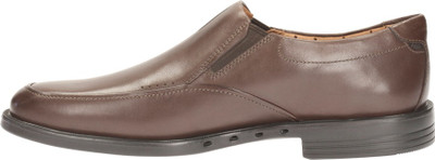 

Clarks Unbizley Lane Dark Brown Lea Slip On For Men(Brown