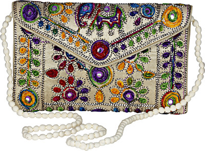 

WhiteAsh Women Casual Multicolor Cotton Sling Bag