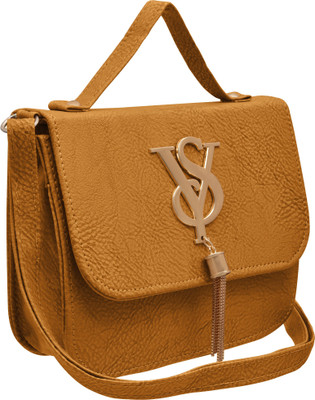 

Tap Fashion Women Casual Yellow PU Shoulder Bag