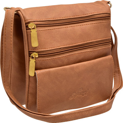 

Tap Fashion Women Casual Brown PU Shoulder Bag