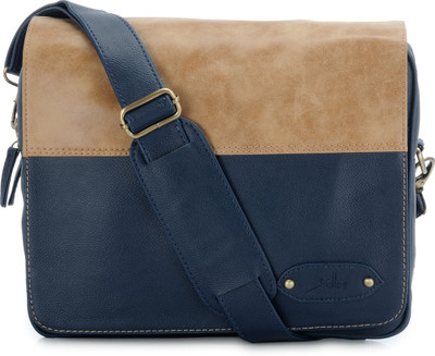 

Yelloe Women Blue PU Messenger Bag