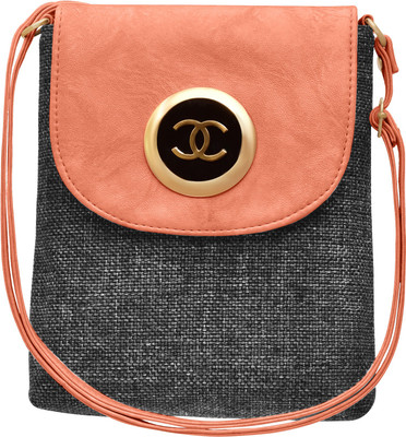 

Tap Fashion Women Casual Pink, Grey PU Shoulder Bag, Grey;pink