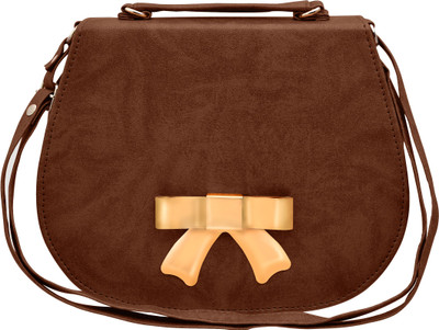 

tap fashion Women Casual Brown PU Shoulder Bag