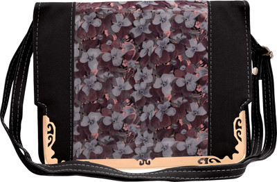 

Tap Fashion Women Casual Black PU Sling Bag