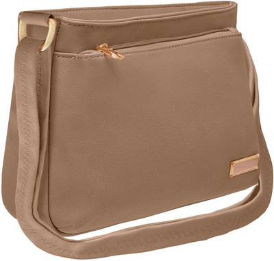 

Tap Fashion Women Casual Beige PU Shoulder Bag