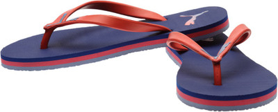 

Puma Lucie V Wn s Graphic IDP Flip Flops, Mazarine blue-sunkist coral