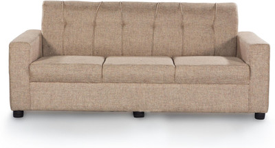 

Furnicity Fabric 3 Seater Sofa(Finish Color - Beige)