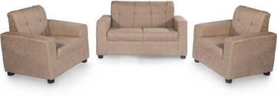 

Furnicity Fabric 2 + 1 + 1 Beige Sofa Set