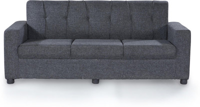 

Furnicity Fabric 3 Seater Sofa(Finish Color - Grey)