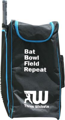 

three wickets Academy(Black, Backpack