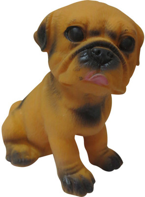

DCS Creative explosion Squeeze Me Pug Dog Toys For Kids (Multicolour) - 18 cm(Brown-Black)