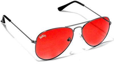 73% OFF on Backley Aviator Sunglasses(Red)