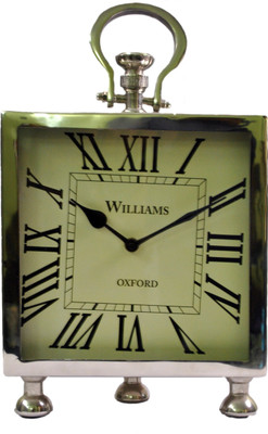 NITASA Analog Silver Clock
