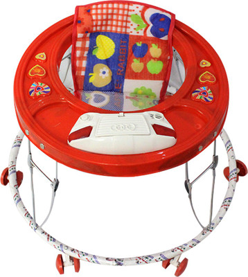 

Mofaro Musical Activity Walker With Parent Rod(Red)