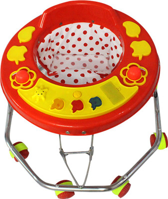 

Mofaro Musical Activity Walker With Parent Rod(Red)