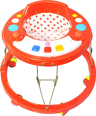 

Mofaro Musical Activity Walker With Parent Rod(Red)