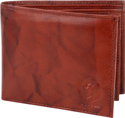 

Zoster Men Tan Genuine Leather Wallet(3 Card Slots)
