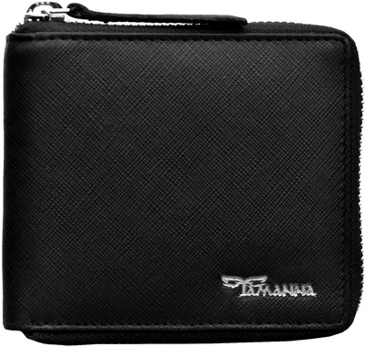 

Tamanna Men Black Genuine Leather Wallet(6 Card Slots)