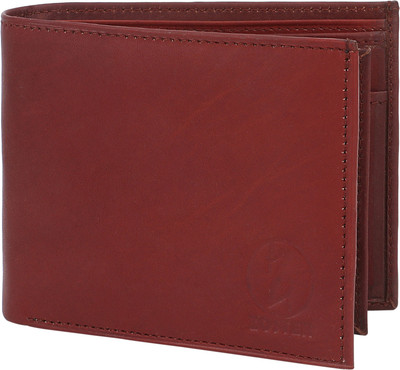 

Zoster Men Brown Genuine Leather Wallet(3 Card Slots), Antique brown