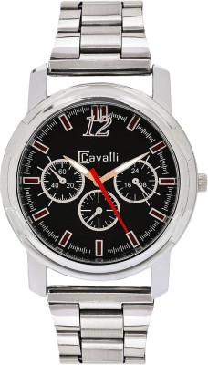 cavalli CW263 Stainless Steel Black Designer Dial Watch  - For Men   Watches  (Cavalli)
