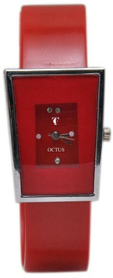 View Octus Red Color Designer Watch  - For Women Wrist Watches Price Online(Octus)