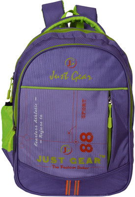 JustGear 712 25 L Backpack(Purple, Green), Light purple and p green