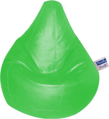 

PearlyKraft XXL Teardrop Bean Bag Cover (Without Beans)(Green)