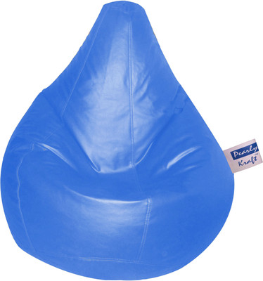 

PearlyKraft XXL Teardrop Bean Bag Cover (Without Beans)(Blue)