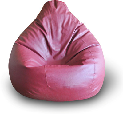 Home Story XXL Bean Bag Cover (Without Beans)(Maroon)