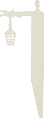 

Trifecta Design Lamp Down Metal Bookmark(City, White)