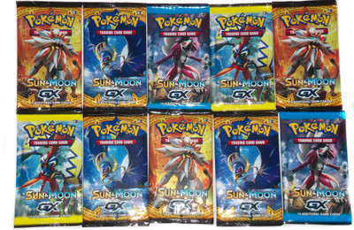 

RBS Pokemon Sun N Moon Series Trading Cards Pack of 10 (Random)(Multicolor)