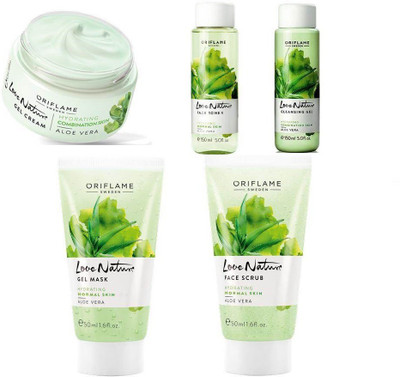 

Oriflame Sweden Love Nature Set- Aloe Vera(Pack of 5)(Set of 5)