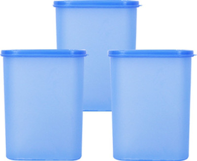 

Mahaware Microwaveable Space Saver 3PC - 2400 L Plastic Grocery Container(Pack of 3, Blue)
