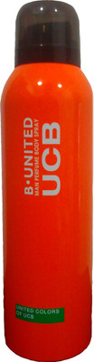 B.United Orange Man Deodorant Spray - For Men & Women(200 ml)