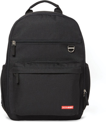 

Skip Hop Duo Nappy Backpack, Black Backpack Diaper Bag(Black)