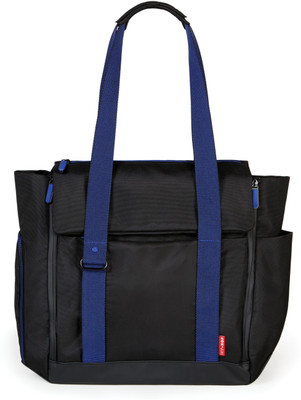 

Skip Hop Fit All-Access Diaper Tote, Black/Cobalt Diaper Bag(Black)
