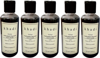 Khadi Herbal Activated Charcoal Face wash ( Paraben & Sulphate Free) Face Wash(640 g)